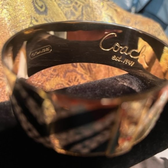 🦓 Authentic Coach Zebra Stripe Bangle 🦓 - Picture 5 of 5